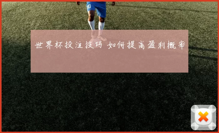 世界杯投注技巧 如何提高盈利概率