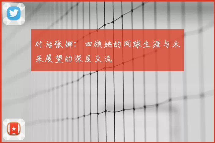对话张娜：回顾她的网球生涯与未来展望的深度交流