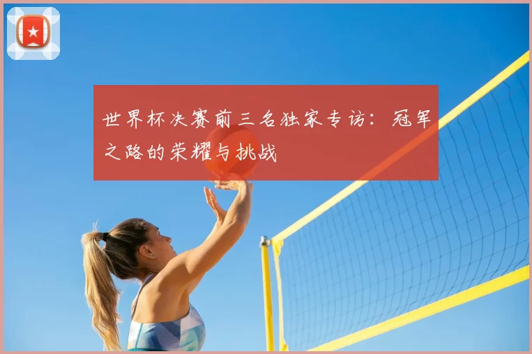 世界杯决赛前三名独家专访:冠军之路的荣耀与挑战